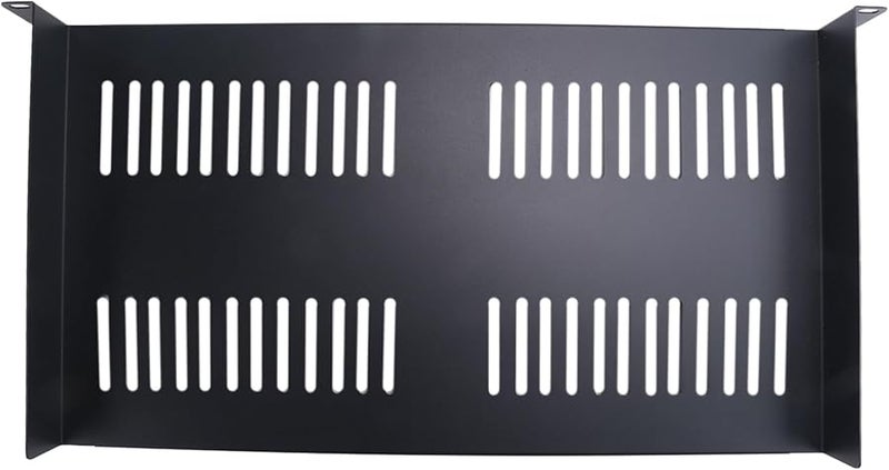 1U رف خادم معلق مع فتحات تهوية لحوافز معدات الشبكة مقاس 19 بوصة - Image 4